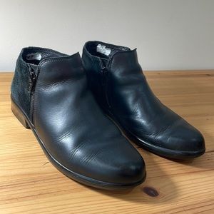 Naot Helm leather and suede ankle boots EUC size 38